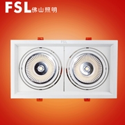 FSL 精工系列豆膽燈COB 壓鑄白色標準單頭雙頭三頭 1*7W 2*7W 3*7W 1*15W 2*15W 3*15W斗膽燈組合射燈天花燈