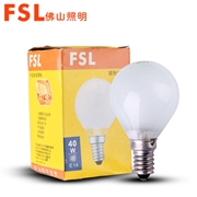 佛山 FSL 傳統白織燈泡 球形砂泡 40W E14 