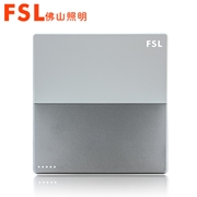 佛山照明 FSL 10A一位單極/雙路開關F17（銀） F17系列 FSL開關 佛山電工