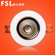 佛山  專賣店 FSL 天花燈 COB 精工系列白間黑