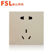 佛山 FSL 10A二三極插座功能件X(金色) F28A
