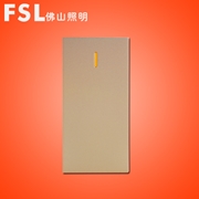 佛山照明FSL S8系列    小一位單/雙極/多控開關功能件(金色）
