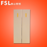 佛山照明FSL S8系列   小二位連體單/雙極開關功能件(金色）