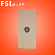 佛山照明FSL S8系列   單電視插座功能件(金色）S8A-GDS 550×1