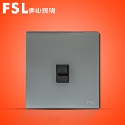 FSL 單電腦插座(灰色) F19H-DN 100×1