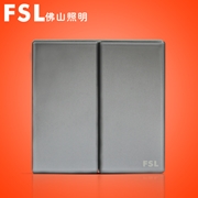 FSL 16A二位雙路開關(灰色) F19H-16K2/2 100×1