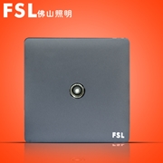 FSL 一位電視插座(灰色) F31H-DS 100×1