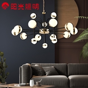 陽光照明 北歐吊燈后現代輕奢簡約 星雨49W/63W/81W